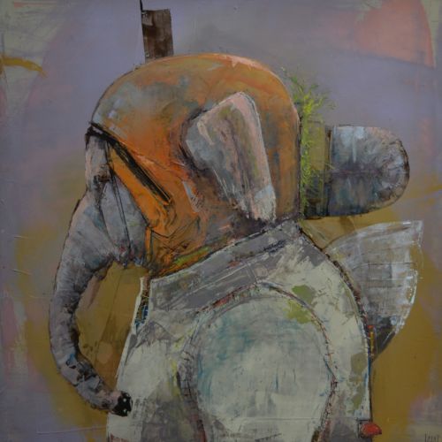 Espèce en voie d'apparition II 60x60 cm