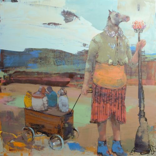 Garde des corps 90x90cm