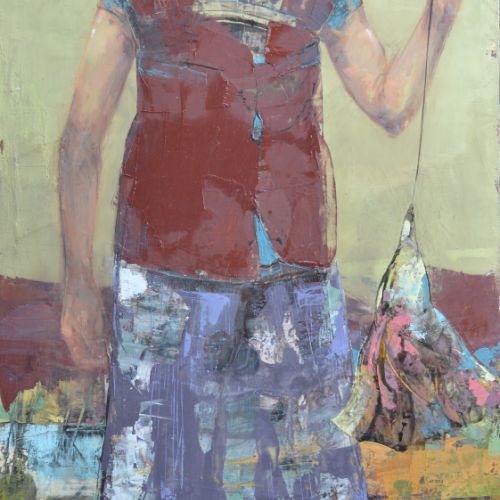 Gardien des corolles 50x92 cm